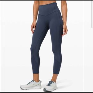 Lululemon Iron Blue ATRP Cropped